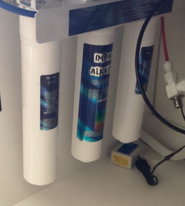 Q series GRO 50 alkaline ro set with 10" big blue sediment filter